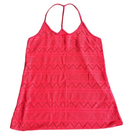 Victoria’s Secret PINK Coral Pink Mesh Swim Coverup - Picture 3 of 5